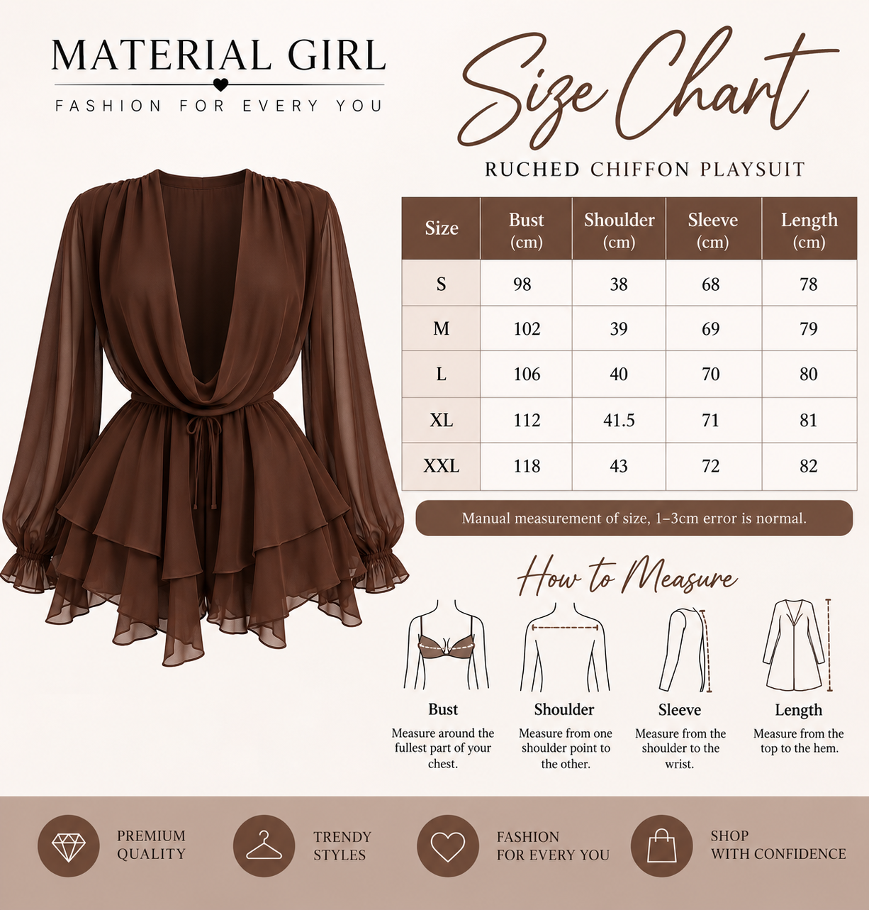 Drape Ruffle Romper