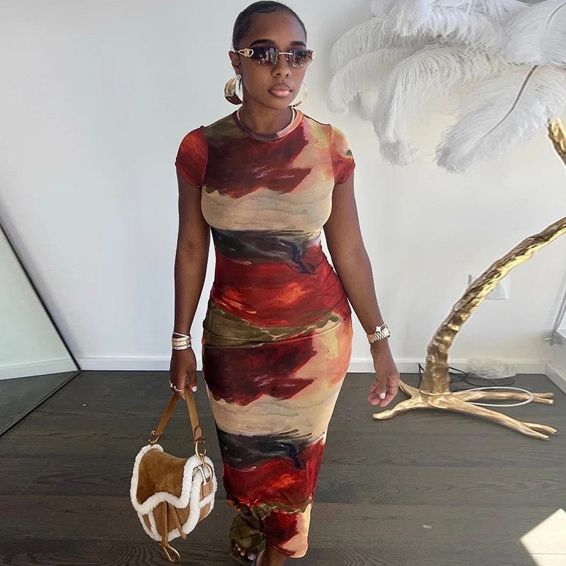 Marble Summer Dress