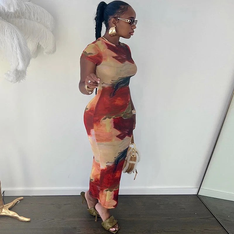 Marble Summer Dress