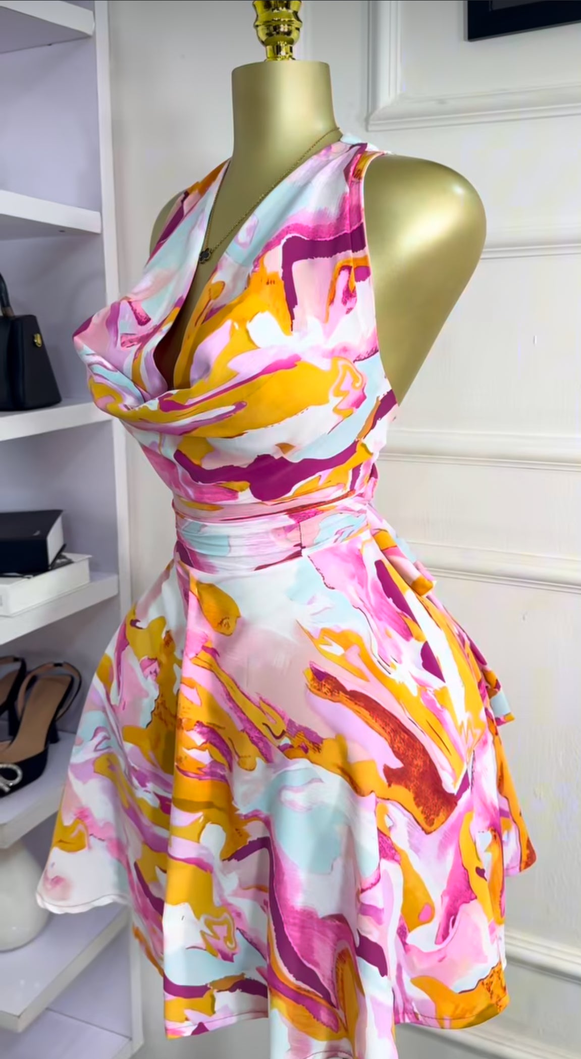 Sunset Swirl Dress