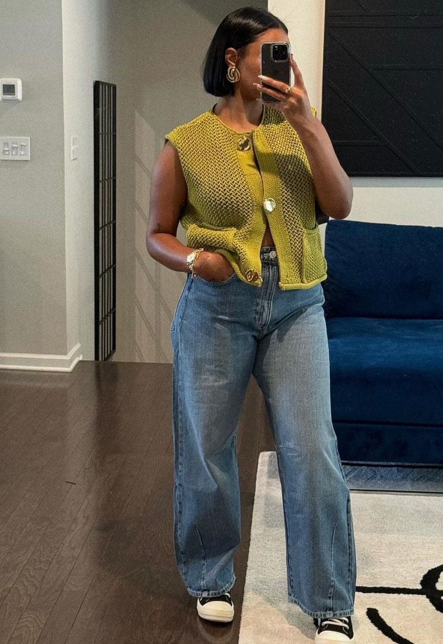 Chunky Knit sleeveless top