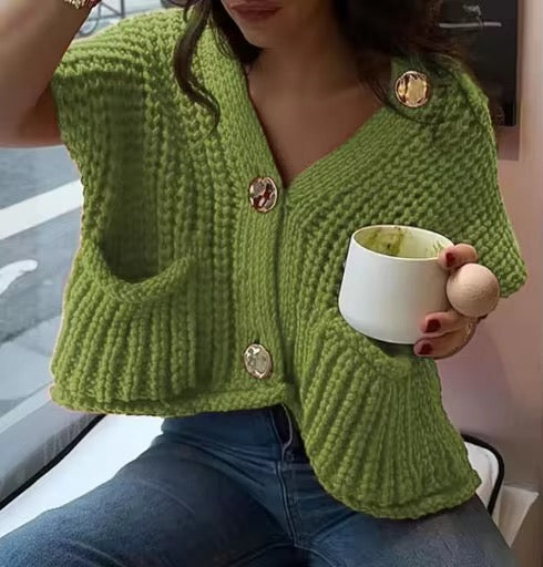 Chunky Knit sleeveless top