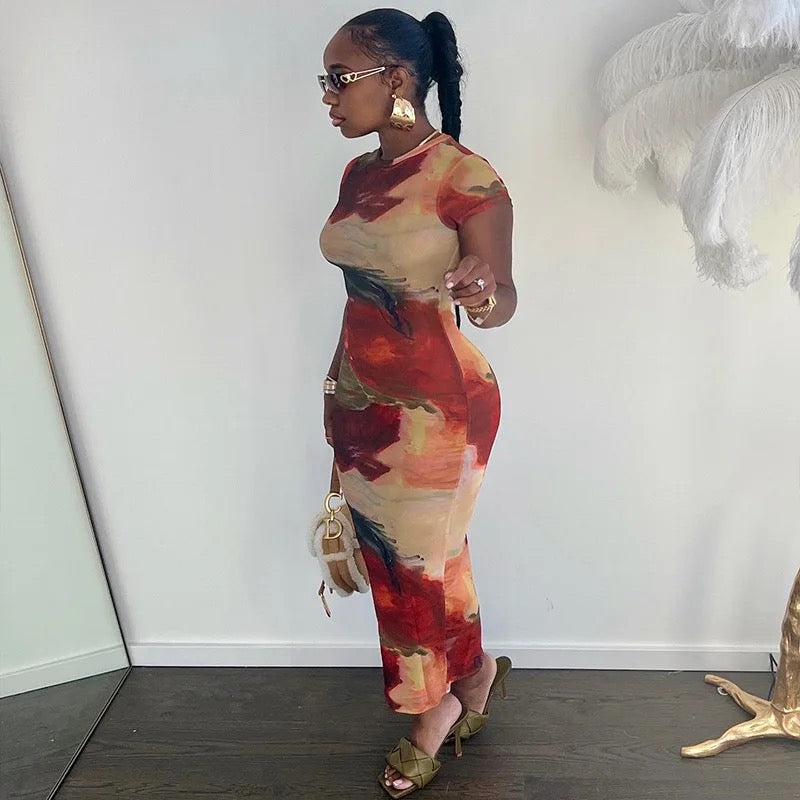Marble Summer Dress