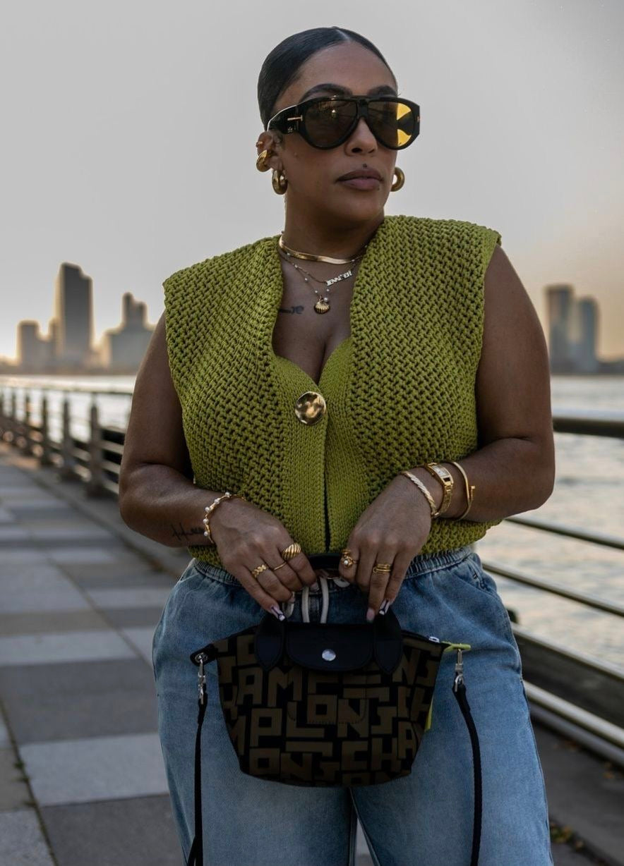 Chunky Knit sleeveless top