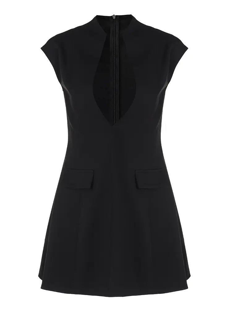 Elegant sleeveless mini dress