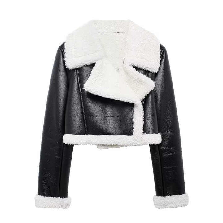 Vera Faux Cropped Jacket
