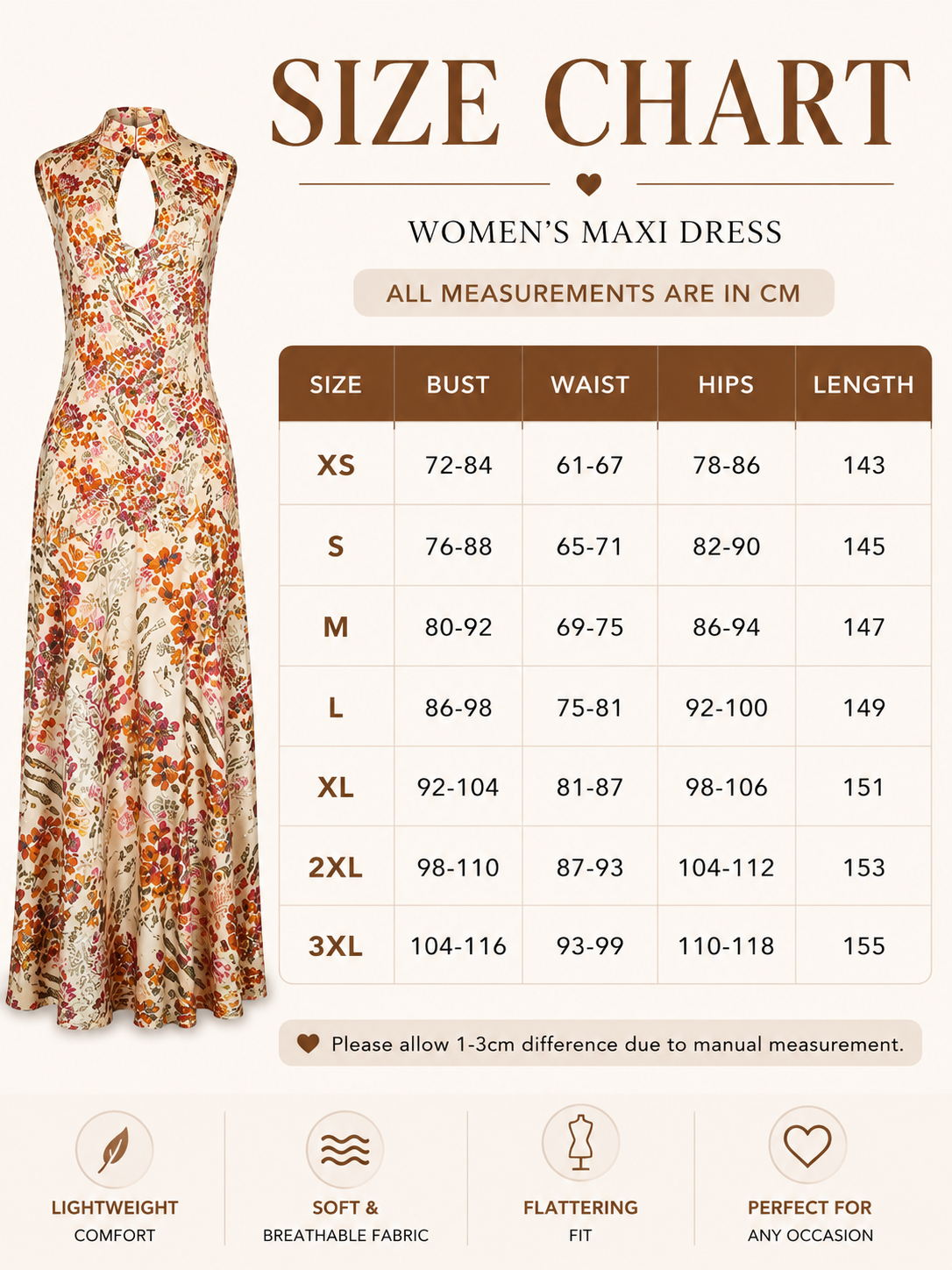 Golden Savannah Cutout Maxi Dress