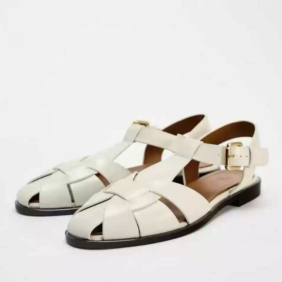 Ivory Weave Sandals