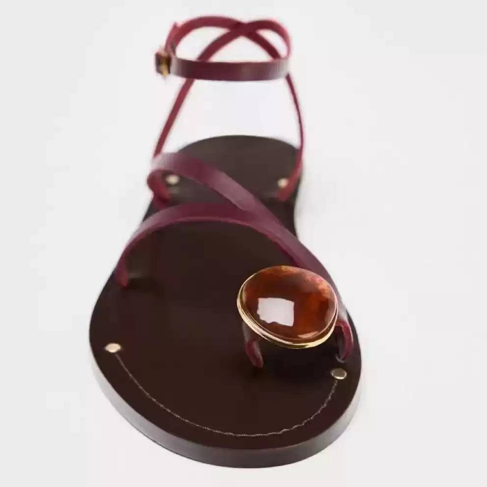 Garnet Crest Sandals
