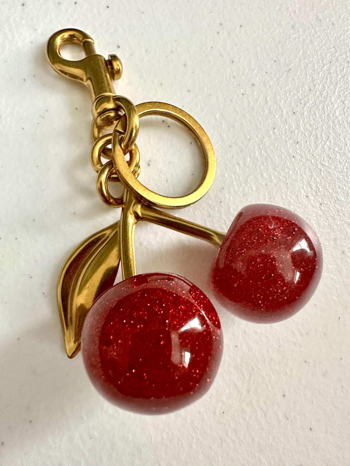Cherry Luxe Keychain