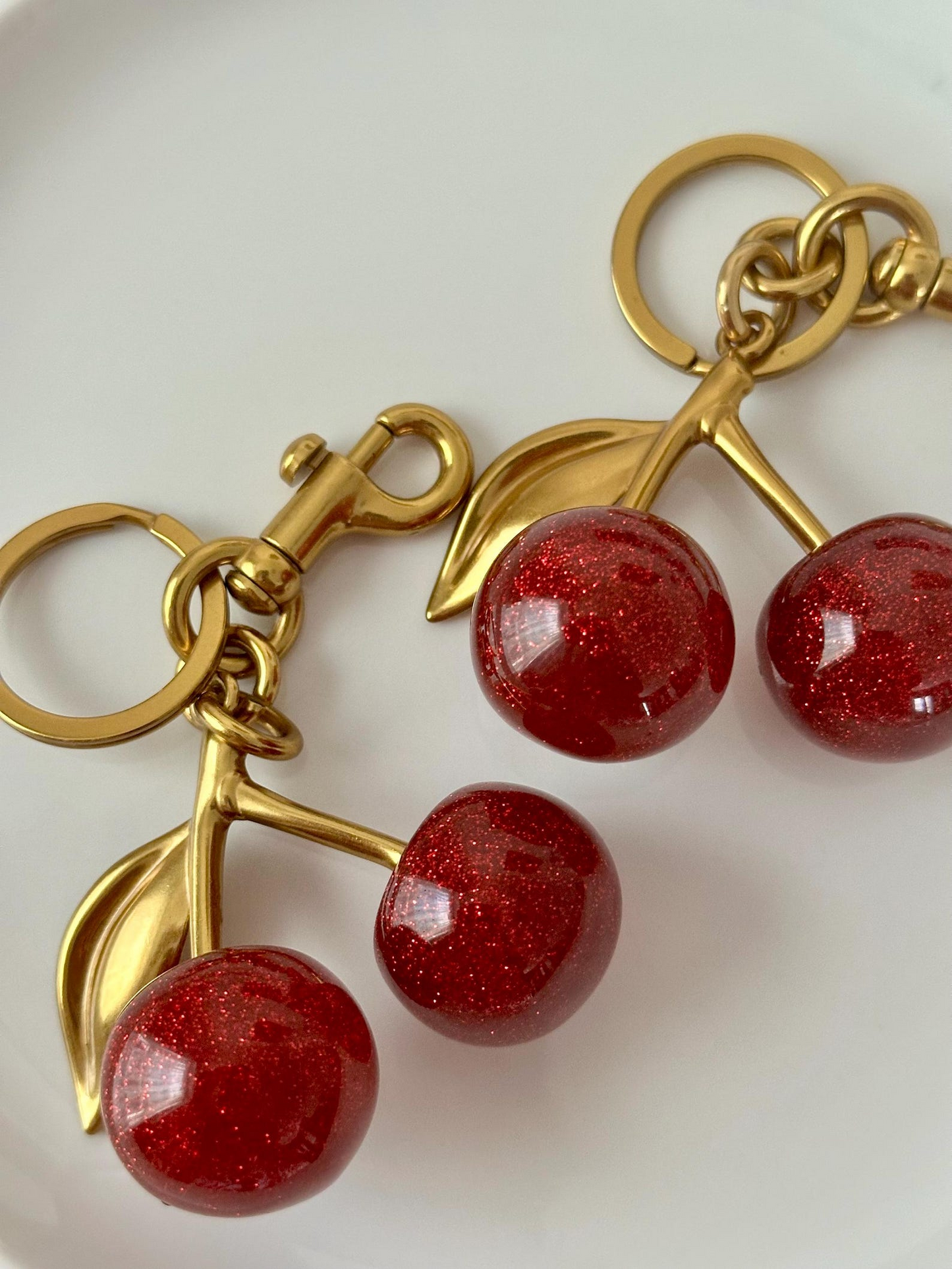 Cherry Luxe Keychain