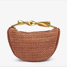 Golden Weave Luxe Bag