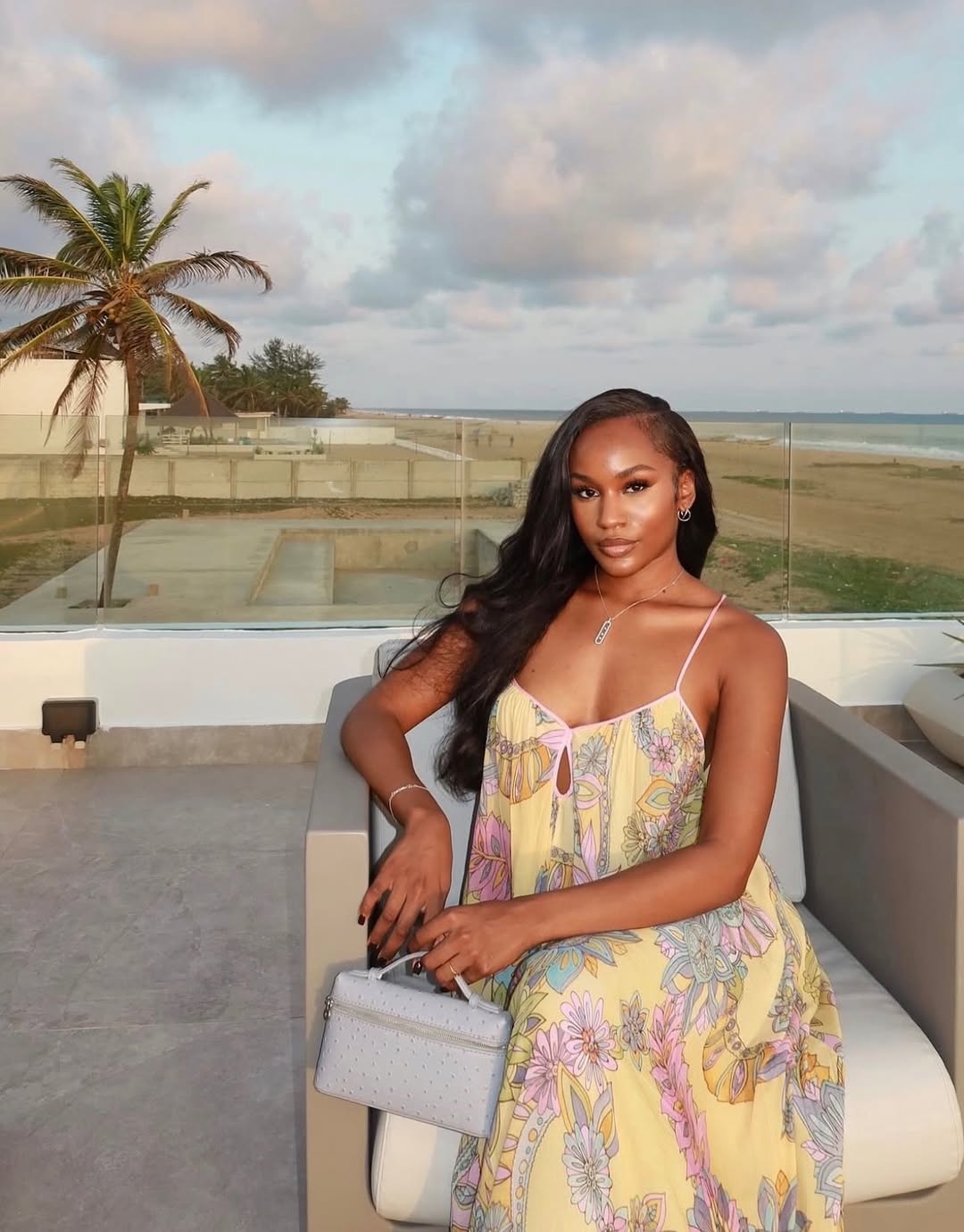 Bali Blossom Slip Maxi