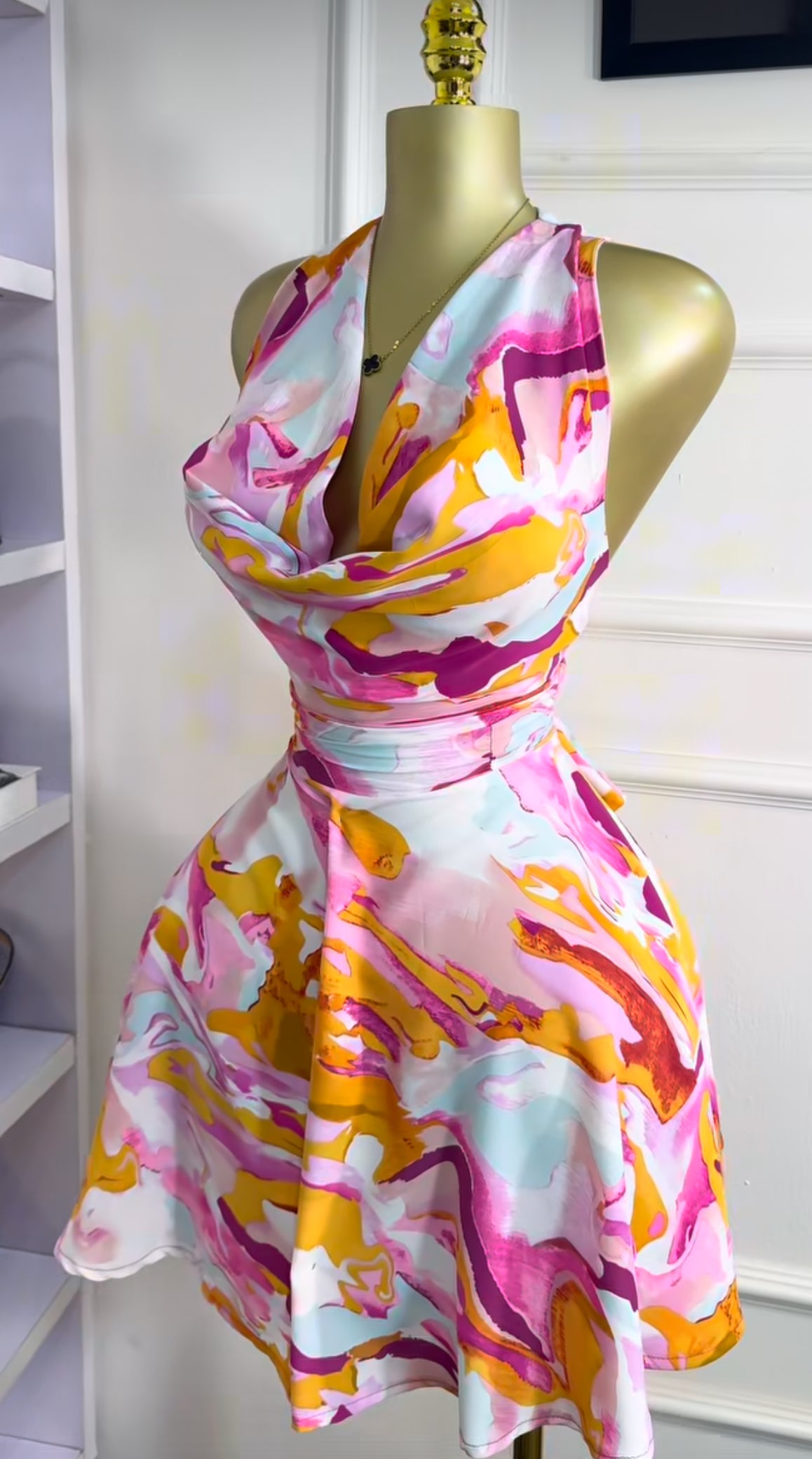 Sunset Swirl Dress