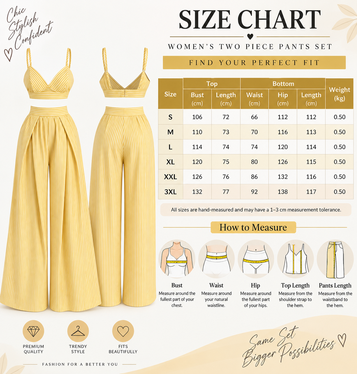 Golden Hour Palazzo 2 Piece Set