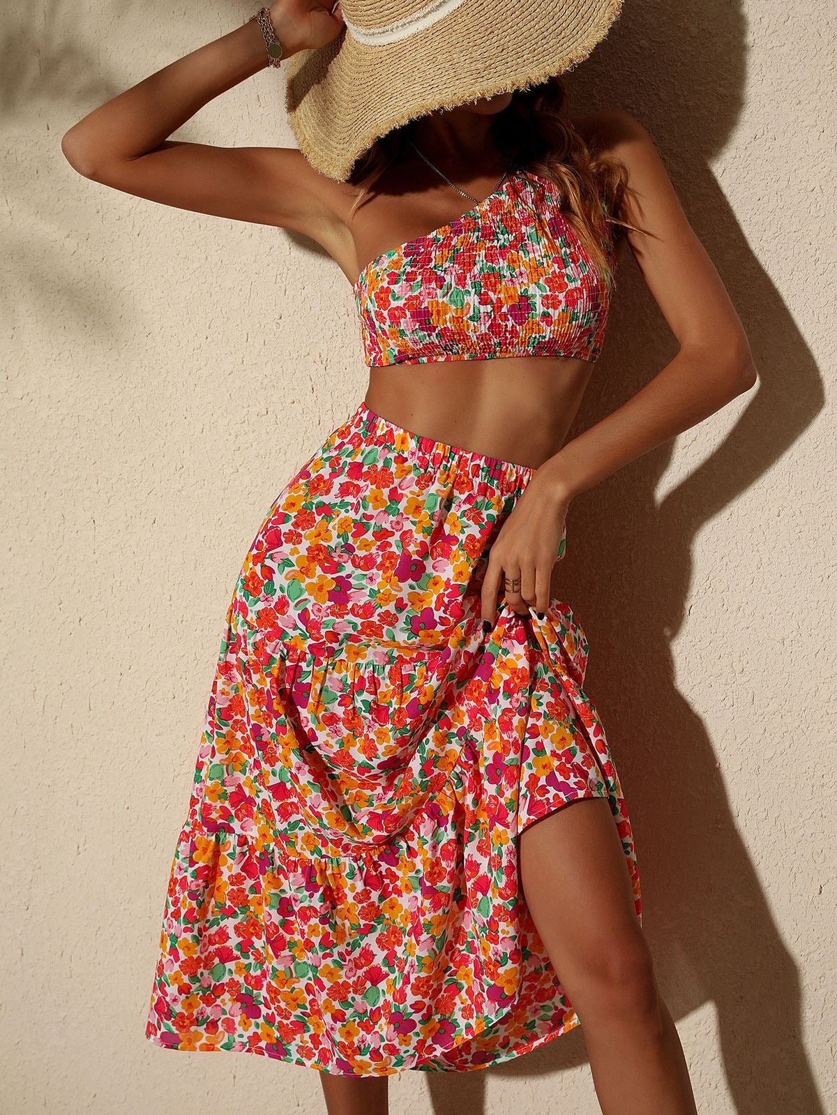 Maxi and crop set