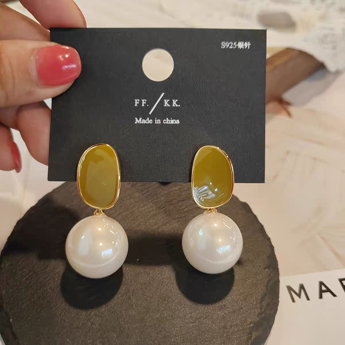 Olive Luxe Pearl Drops