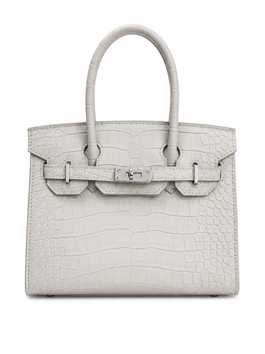 Ice Croc Luxe Top Handle Bag