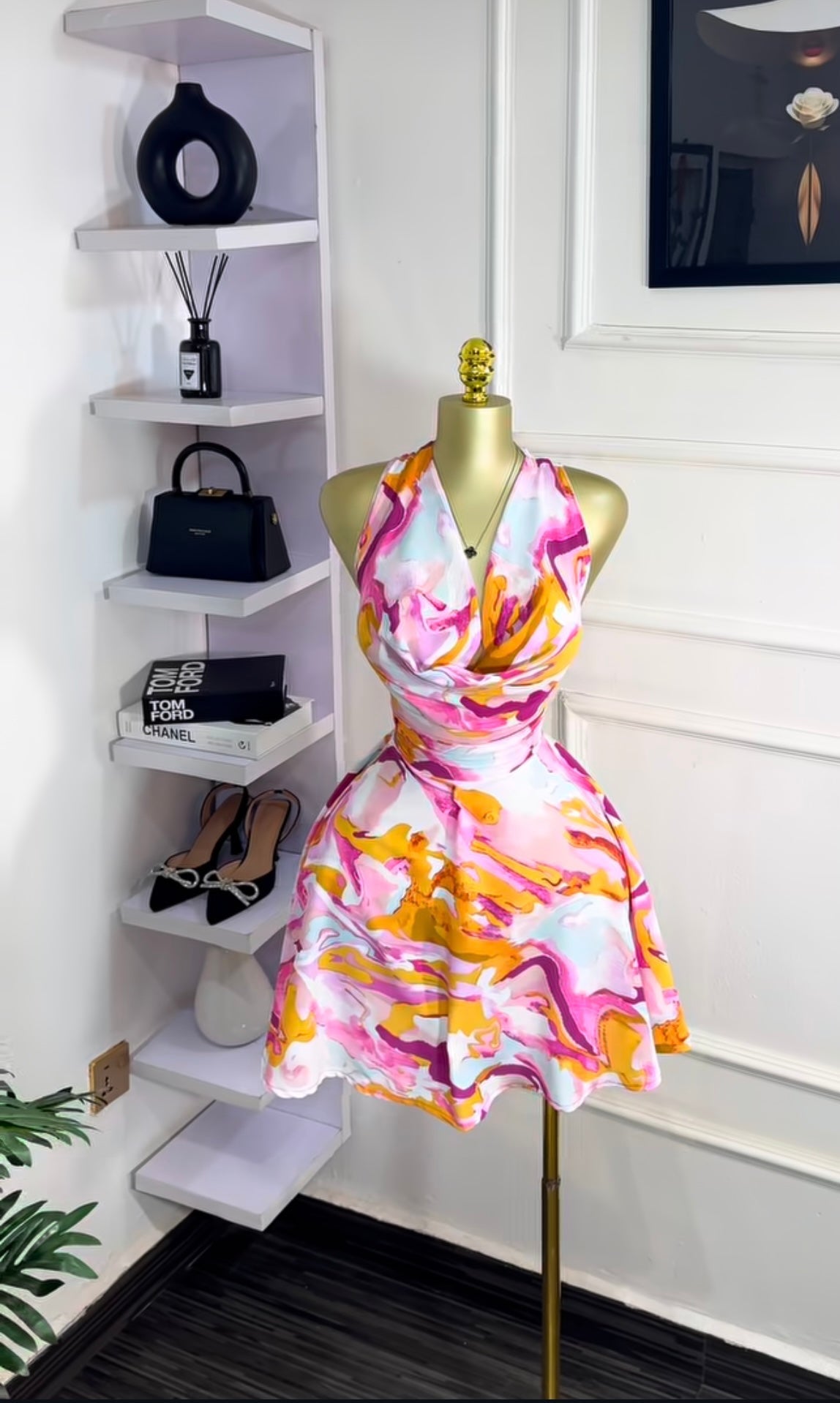 Sunset Swirl Dress