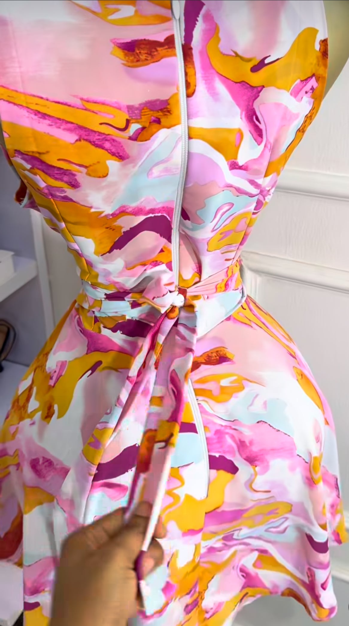 Sunset Swirl Dress