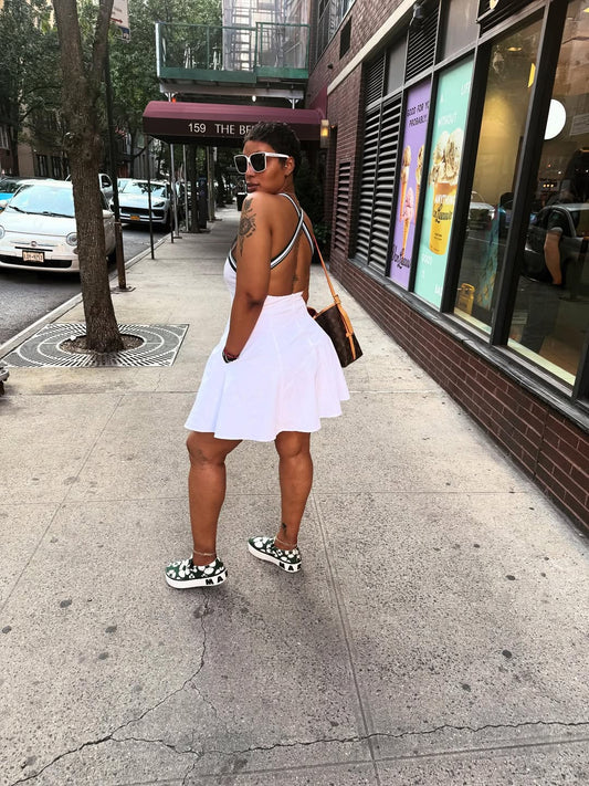 Court Babe Pleated Dress