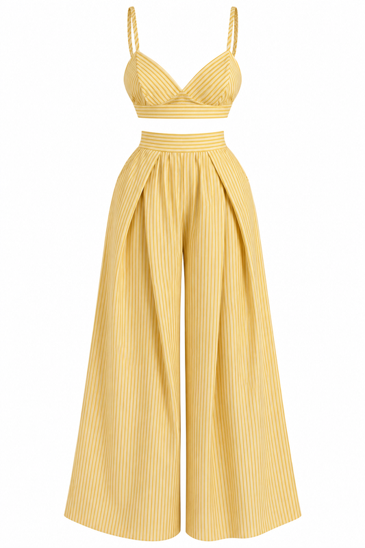 Golden Hour Palazzo 2 Piece Set