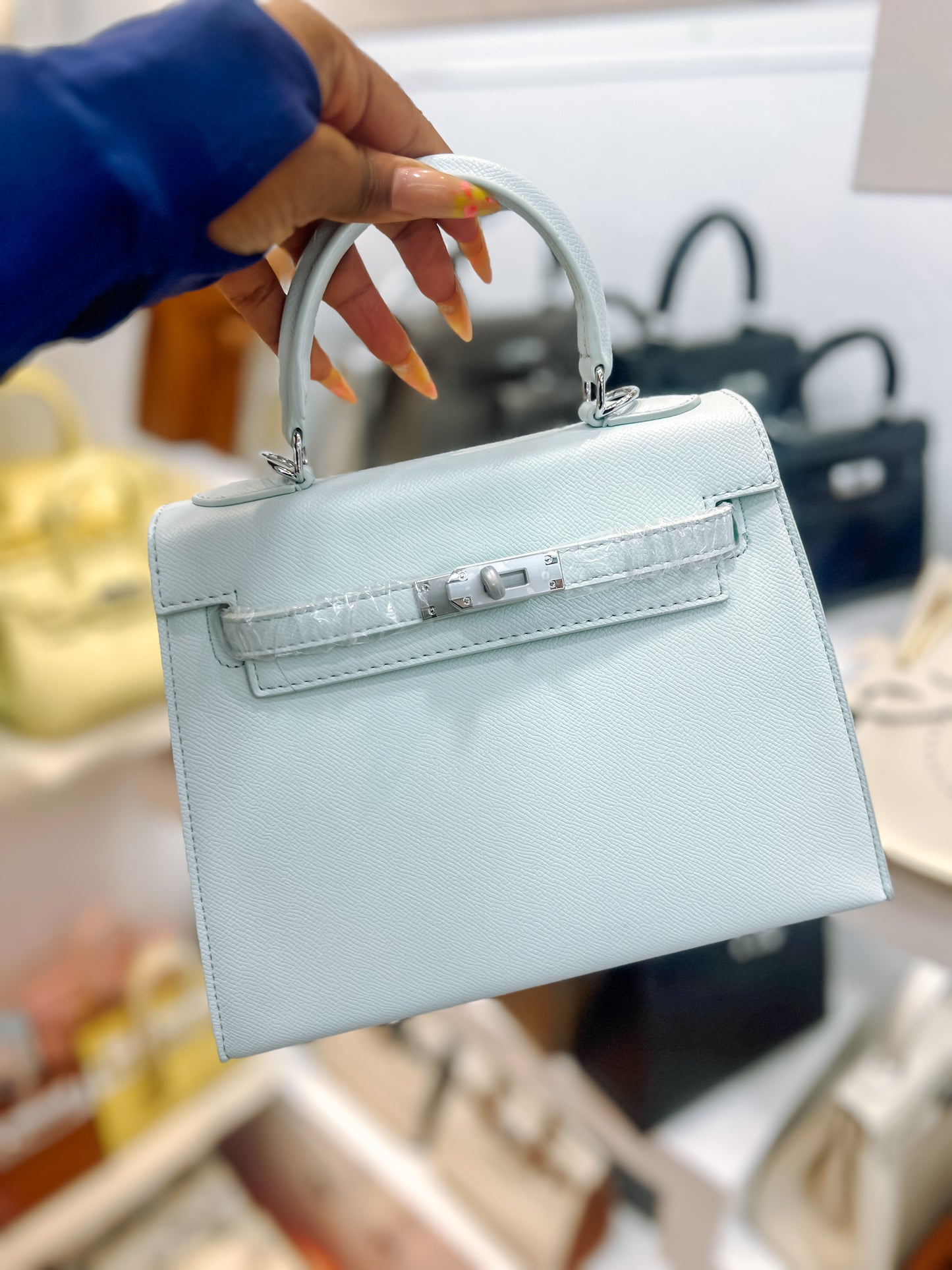 Blue Frost Mini Luxe Bag