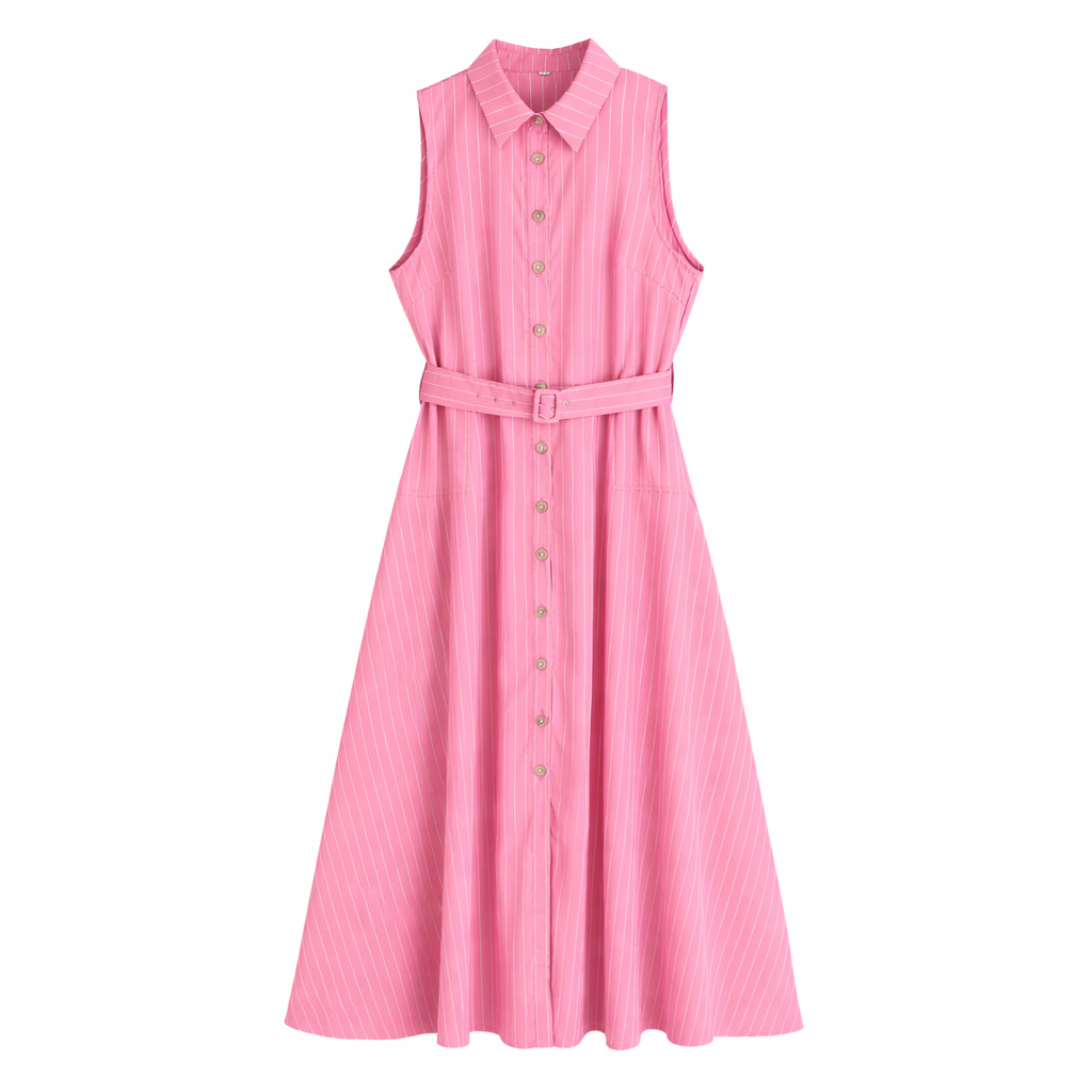 Riviera Belted Shirt Dress