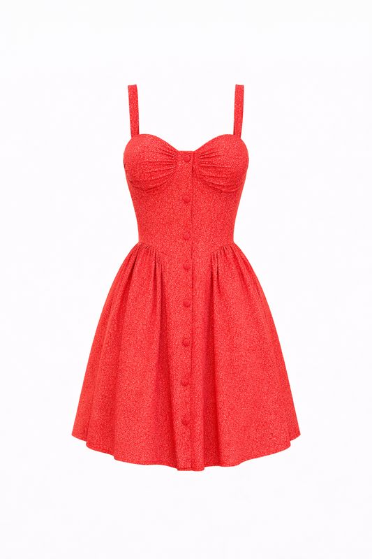 Scarlet Sweetheart Dress