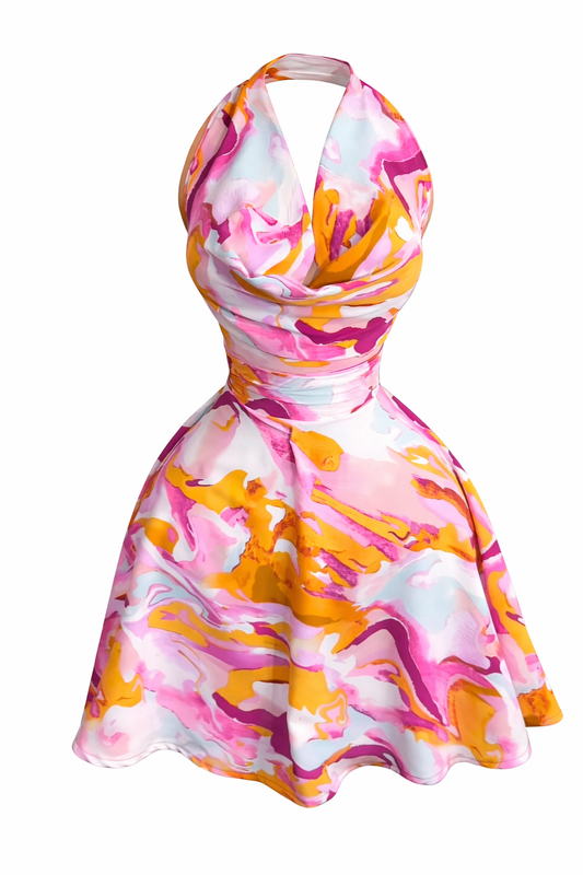 Sunset Swirl Dress