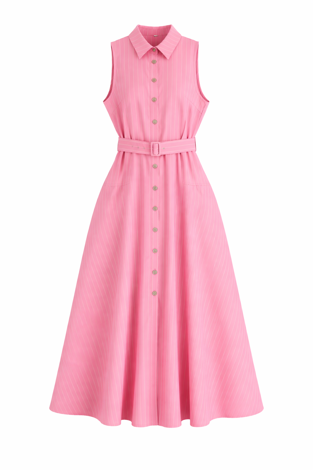 Riviera Belted Shirt Dress