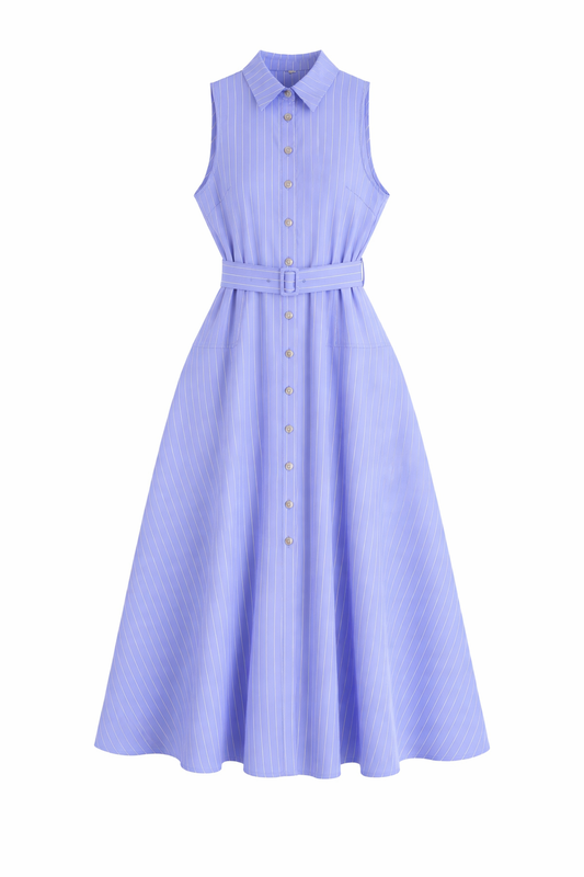 Riviera Belted Shirt Dress