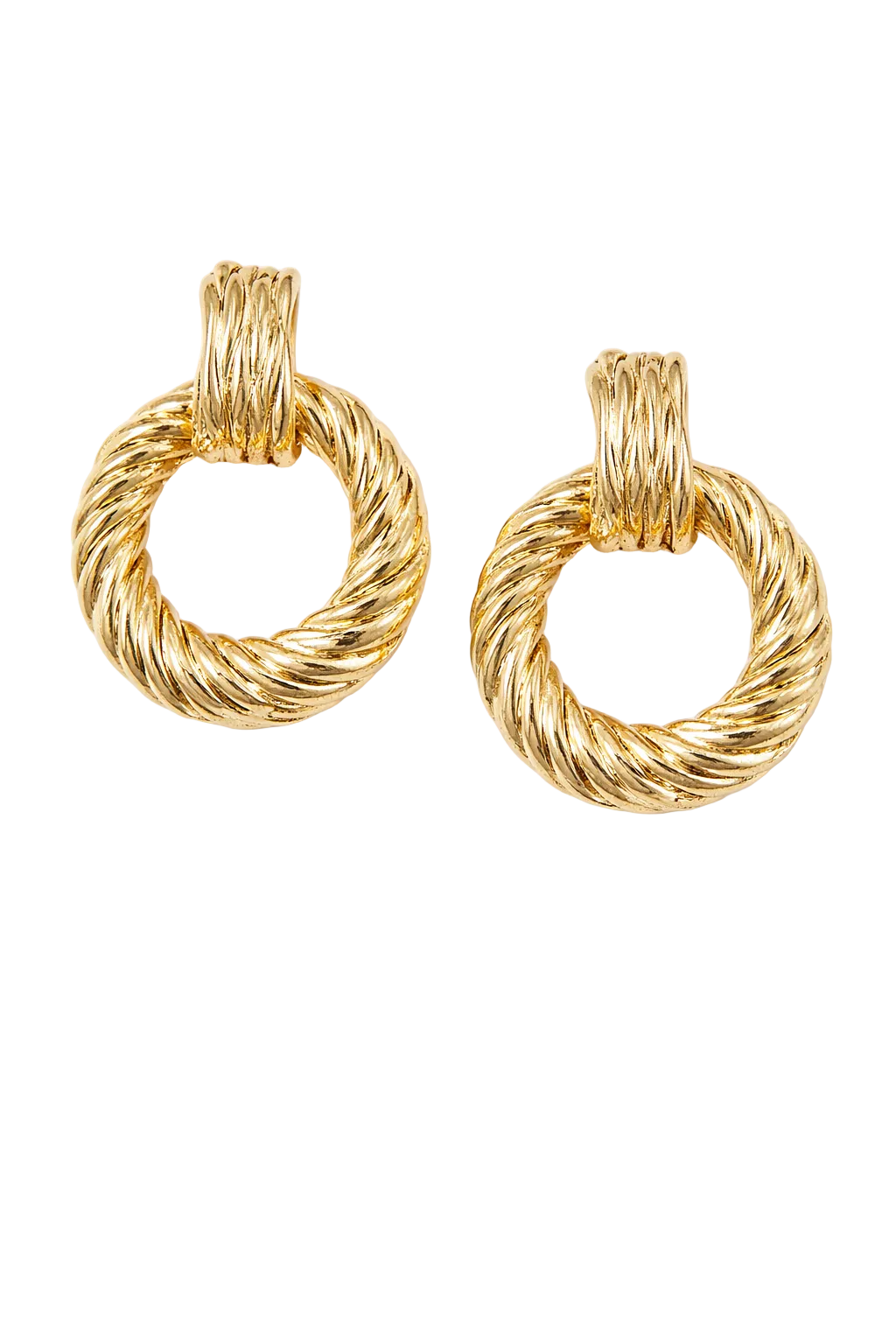 Golden Rope Hoops