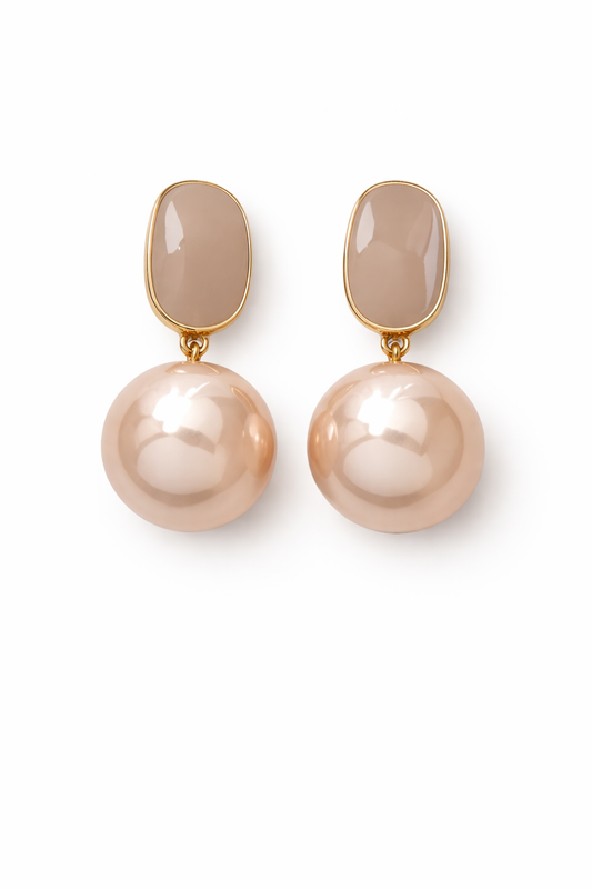 Nude Luxe Pearl Studs
