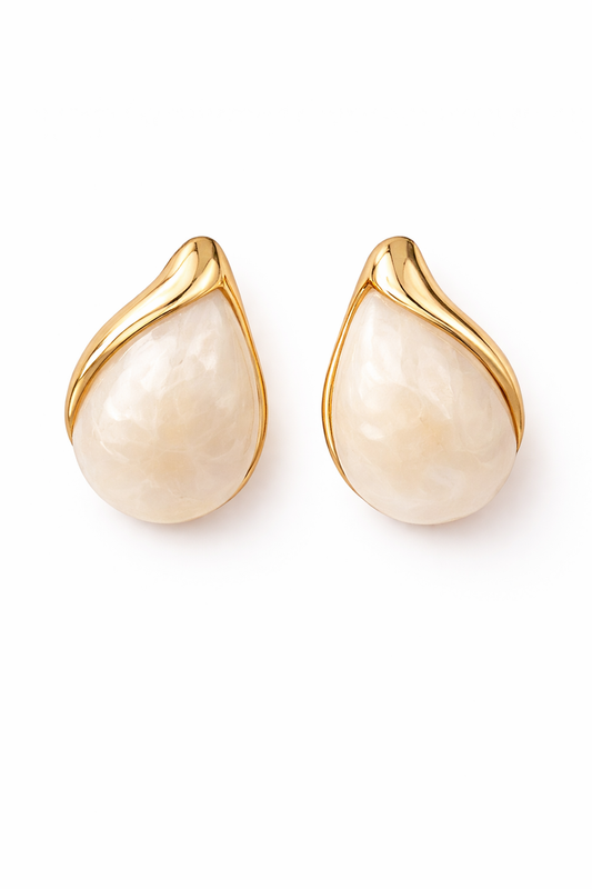 Ivory Glow Studs