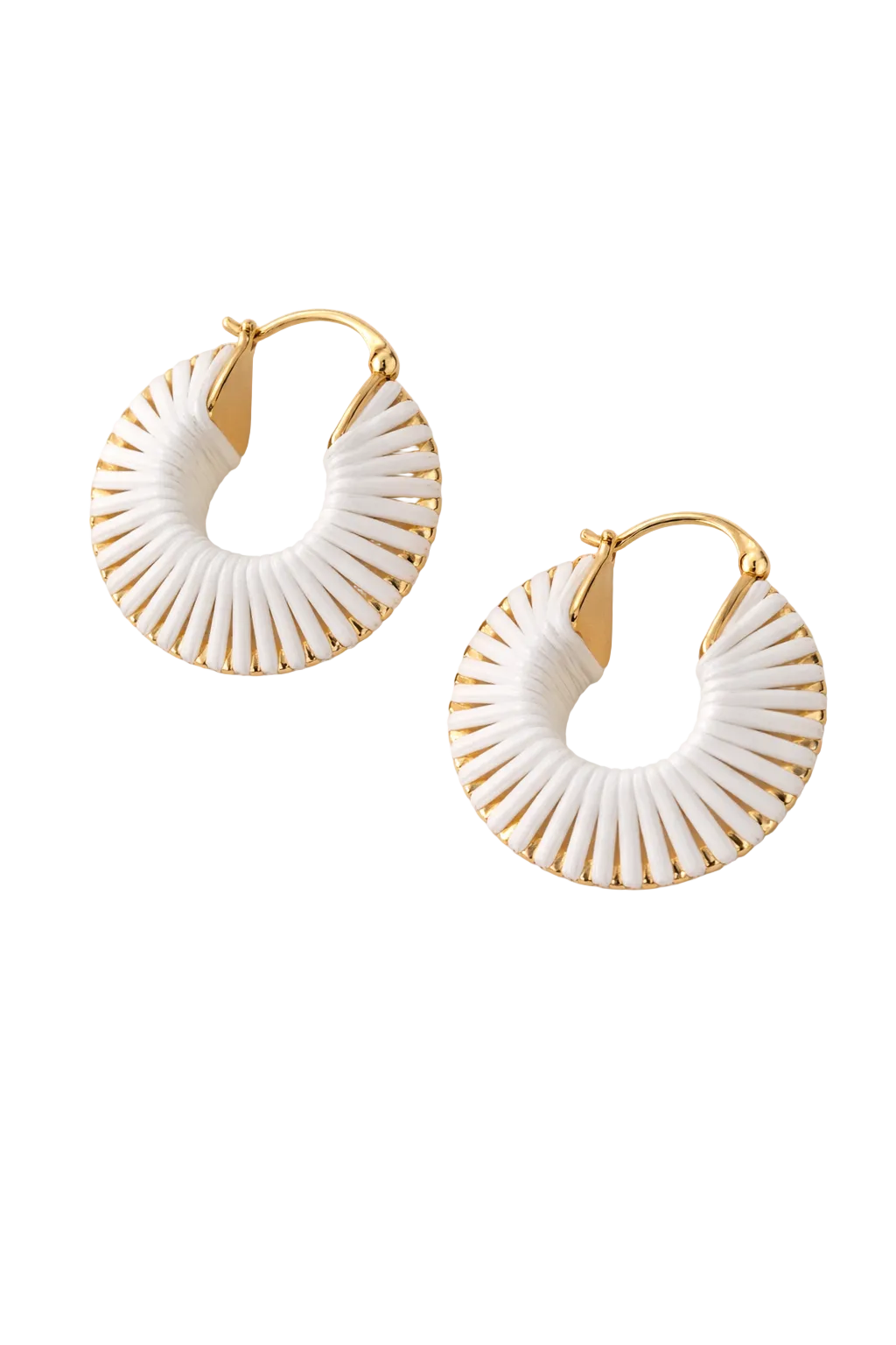 Ivory Coil Luxe Hoops