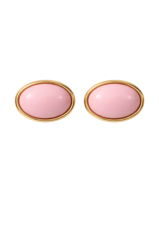 Blush Dome Studs