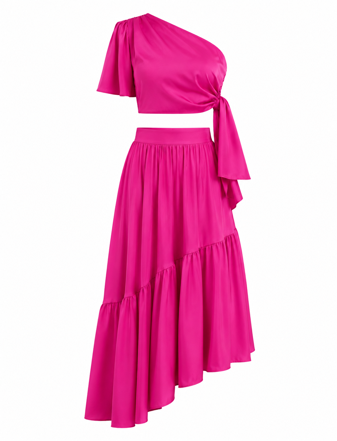 Fuchsia Riviera Skirt Set