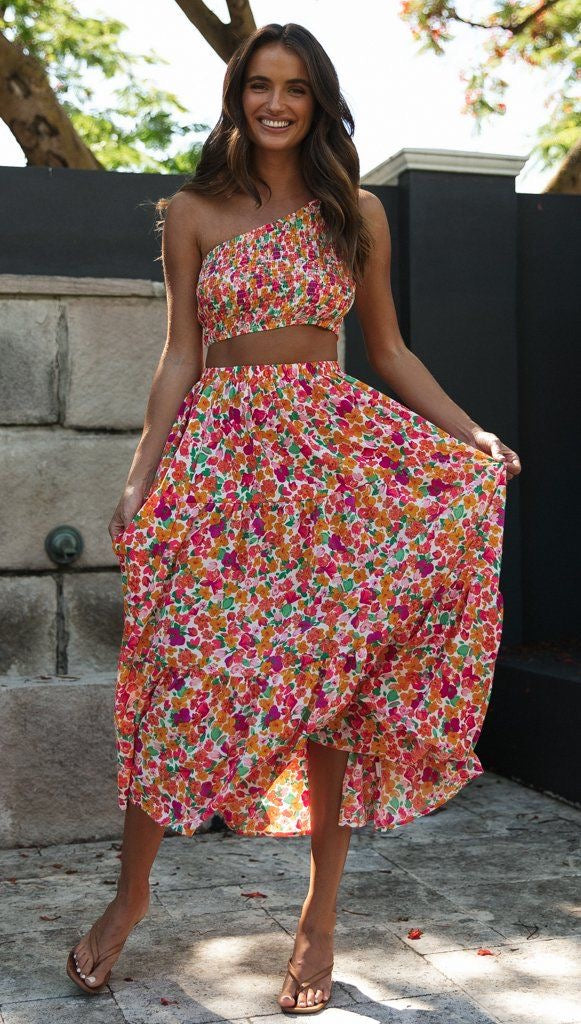 Maxi and crop set