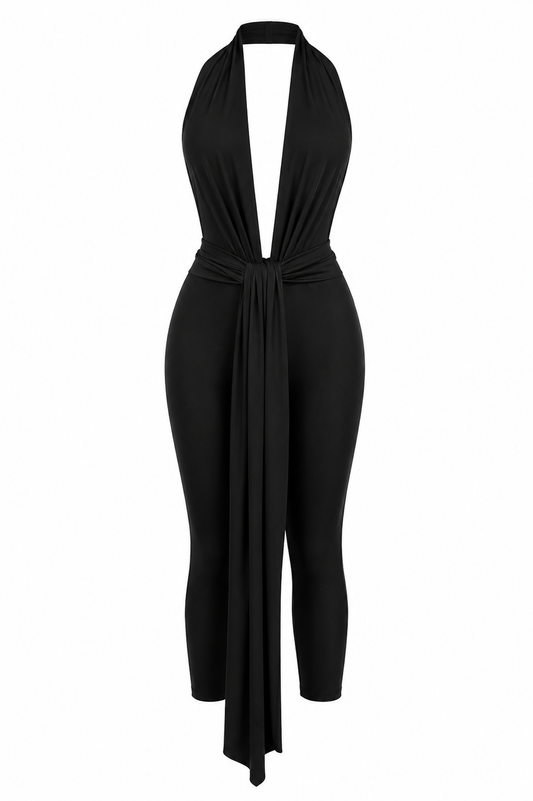 Temptation Tie-Waist Jumpsuit