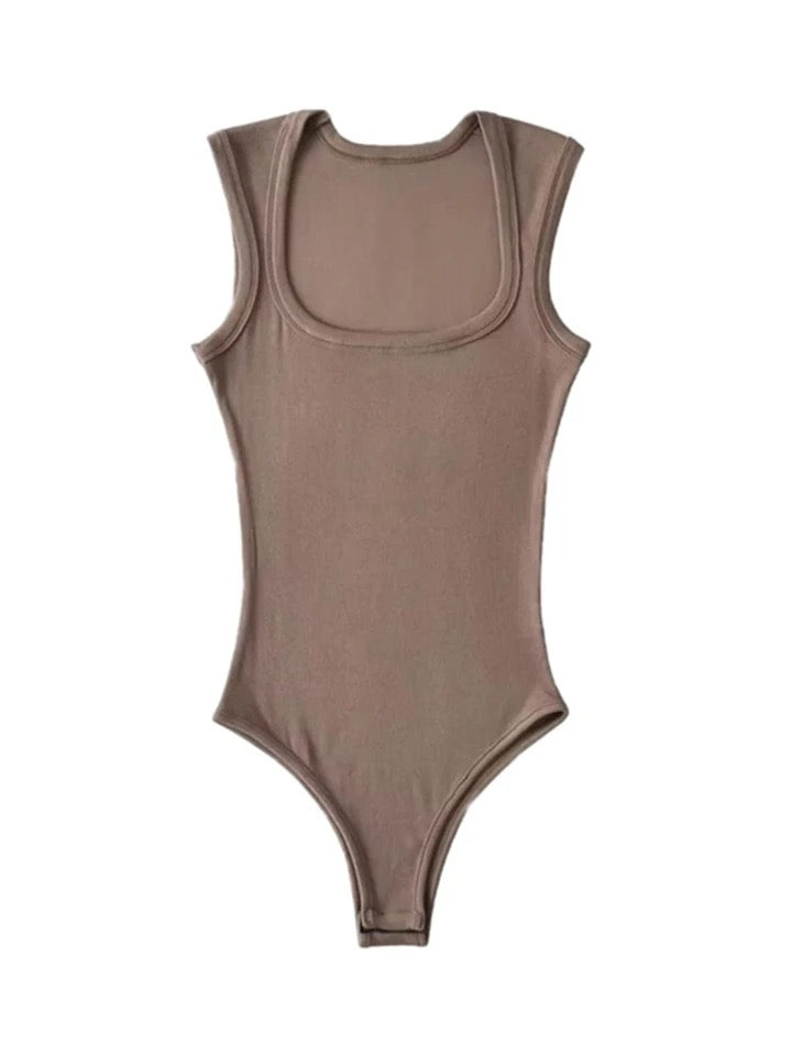 Round neck bodysuit