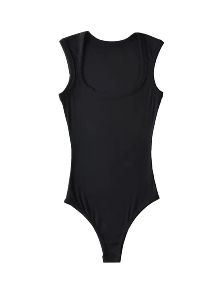 Round neck bodysuit