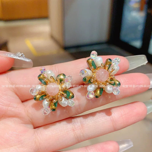 Enchanted Garden Crystal Studs