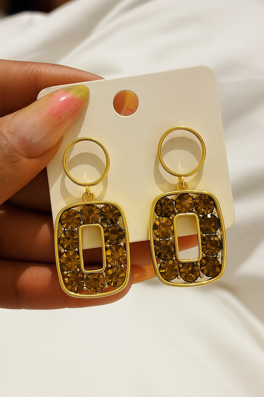 Amber Luxe Crystal Drops