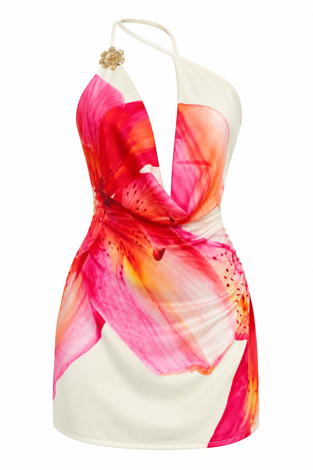 Tropical Bloom Mini Dress