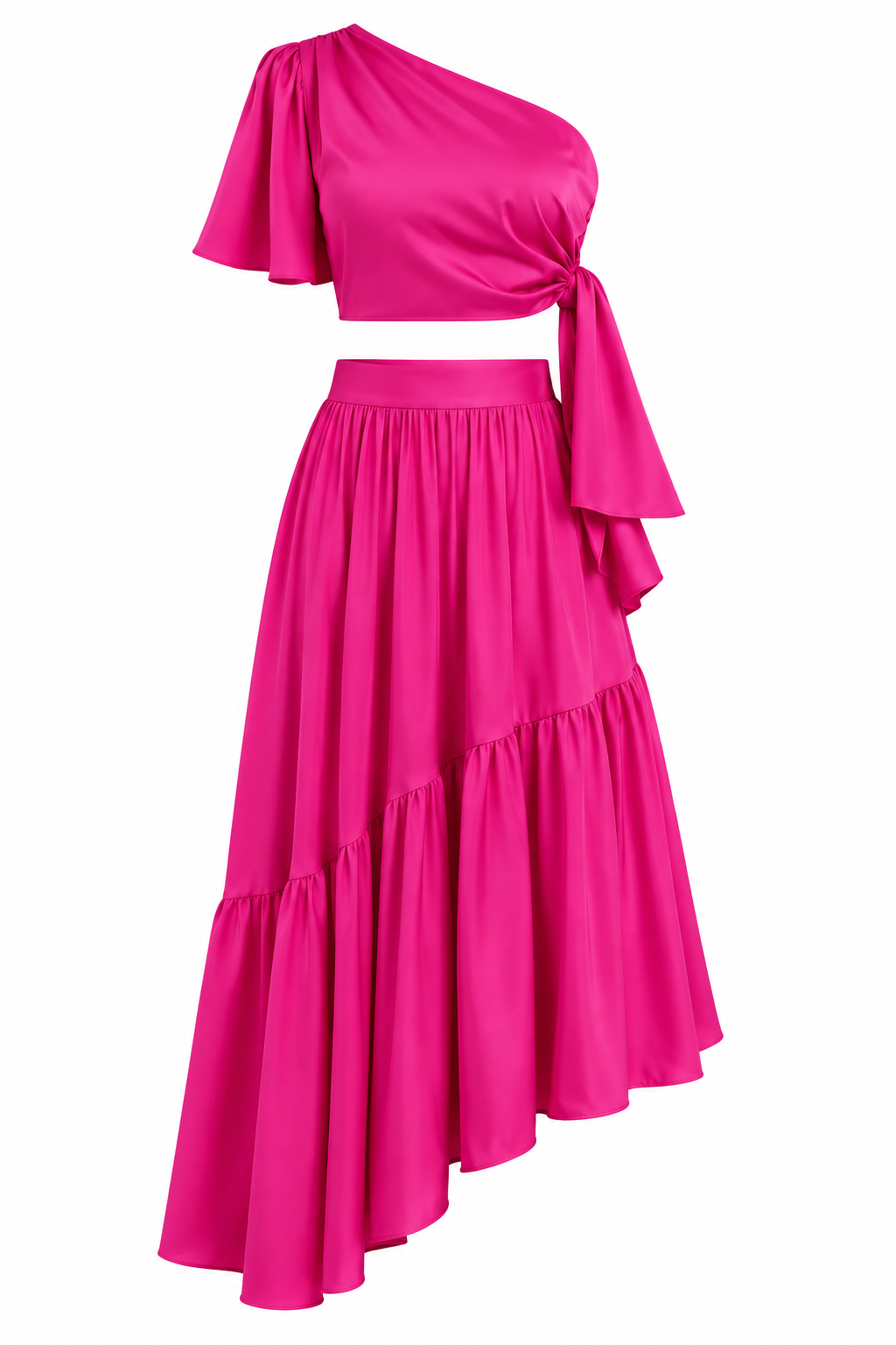 Fuchsia Riviera Skirt Set