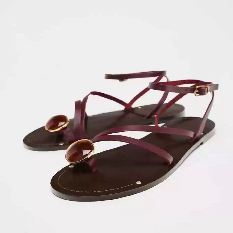 Garnet Crest Sandals