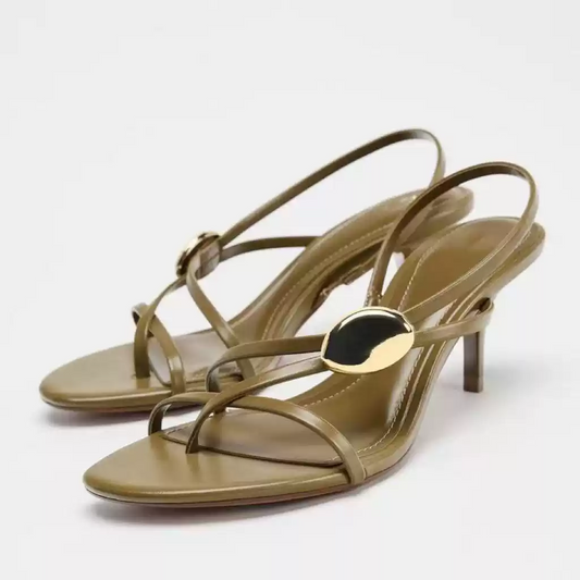 Olive Luxe Slingbacks