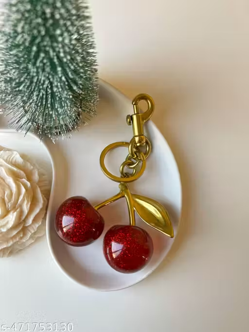 Cherry Luxe Keychain